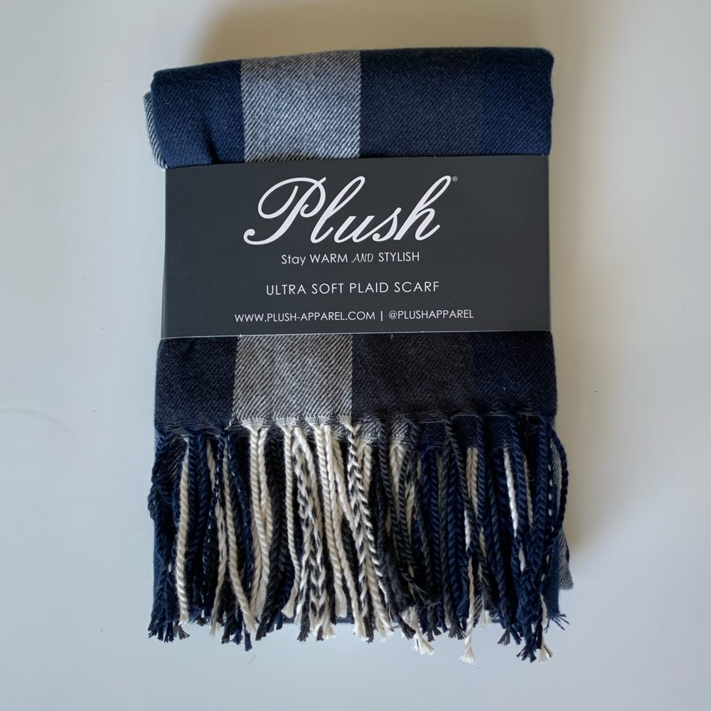 Ultra Soft Plaid Scarf